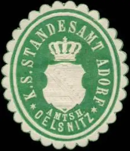 K.S. Standesamt Adorf