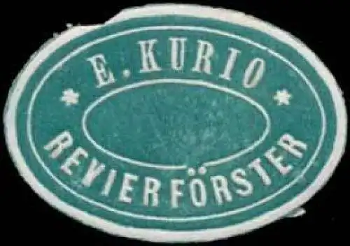 Revierförster E. Kurio