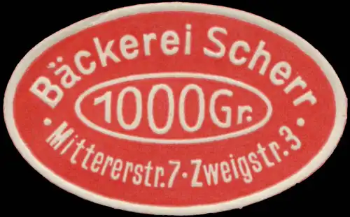 BÃ¤ckerei Scherr