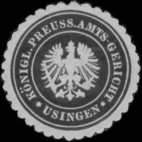 KÃ¶nigl. Preuss. Amts-Gericht Usingen