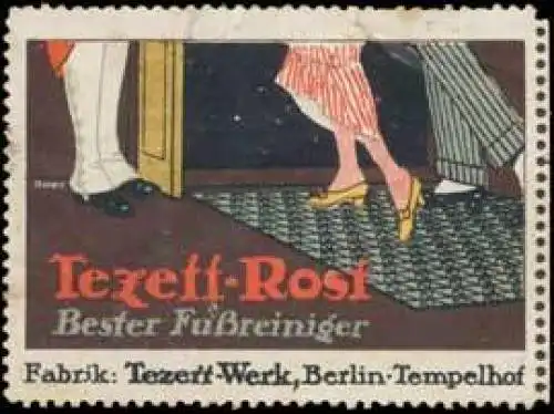 Tezett-Rost FuÃabtreter
