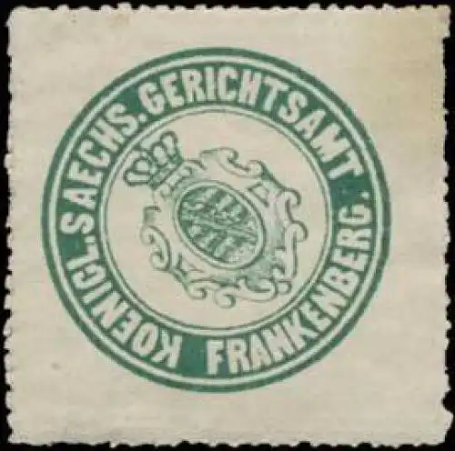 K.SÃ¤chs. Gerichtsamt Frankenberg