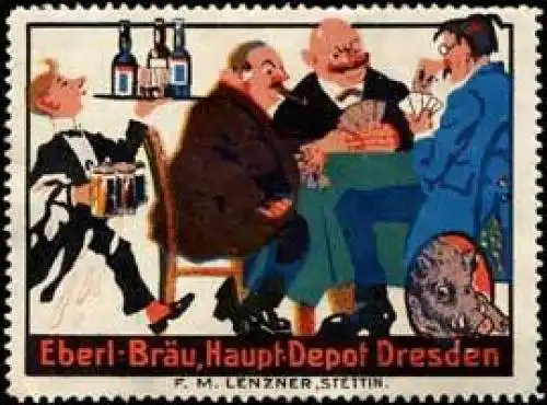 Skat mit Bier von Eberl - BrÃ¤u