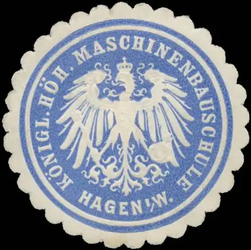 K. HÃ¶here Maschinenbauschule Hagen in Westfalen