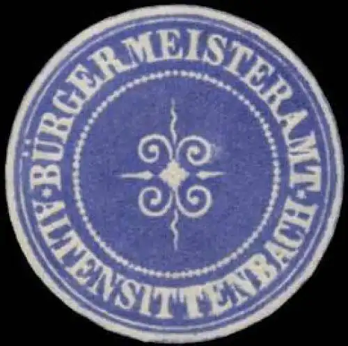 BÃ¼rgermeisteramt Altensittenbach