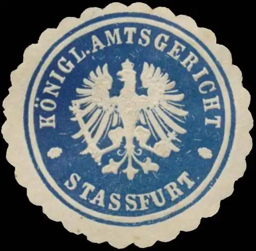 K.Pr. Amtsgericht StaÃfurt