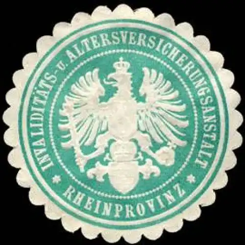 InvaliditÃ¤ts - und Altersversicherungsanstalt - Rheinprovinz