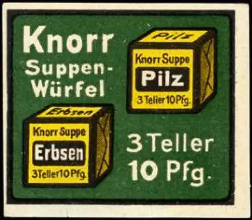 Knorr SuppenwÃ¼rfel fÃ¼r die Suppe