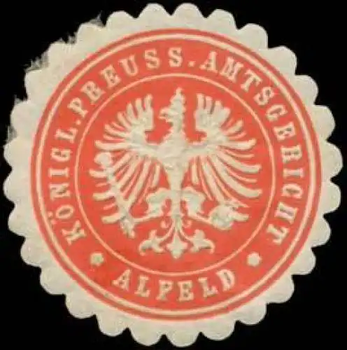 KÃ¶nigl. Preuss. Amtsgericht Alfeld