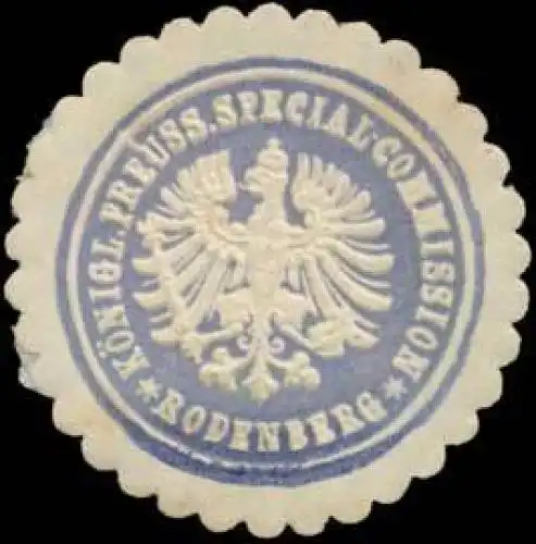 KÃ¶nigl. Preuss. Special-Commission Rodenberg