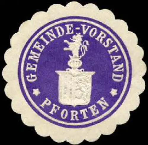 Gemeinde - Vorstand - Pforten