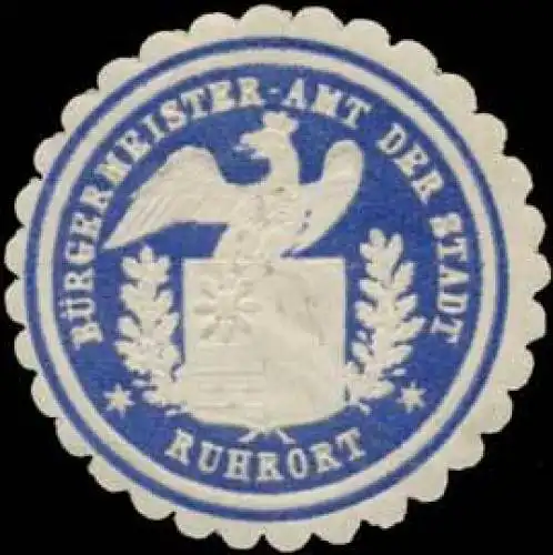 BÃ¼rgermeister-Amt der Stadt Ruhrort