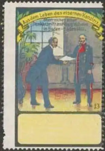 Ãberreichen einer Denkschrift an KÃ¶nig Wilhelm in Baden-Baden 1861