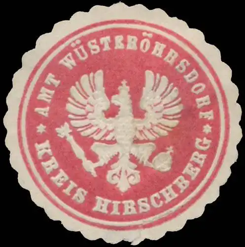 Amt WÃ¼sterÃ¶hrsdorf Kreis Hirschberg/Schlesien