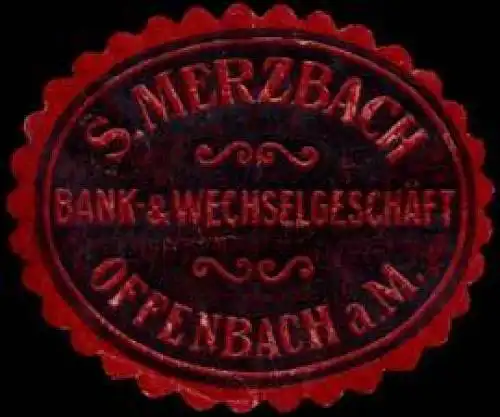 S. Merzbach - Bank- & WechselgeschÃ¤ft - Offenbach am Main