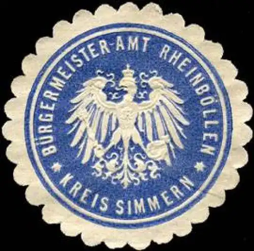 BÃ¼rgermeister - Amt RheinbÃ¶llen - Kreis Simmern