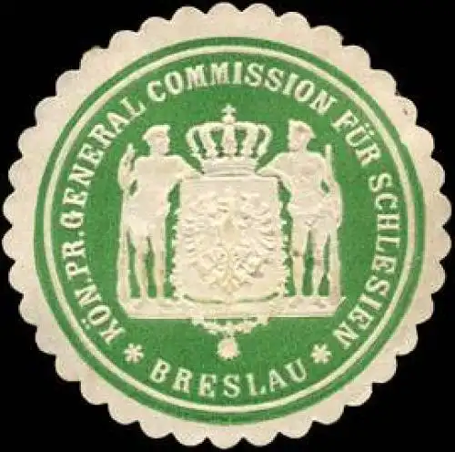 KÃ¶niglich Preussische General Commission fÃ¼r Schlesien - Breslau