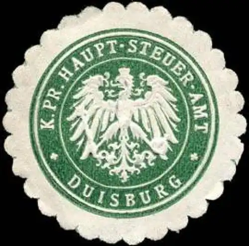 KÃ¶niglich Preussisches Haupt - Steuer - Amt - Duisburg