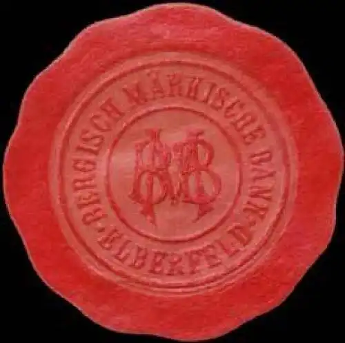 Bergisch MÃ¤rkische Bank Elberfeld