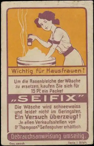 Seifix - Wichtig fÃ¼r Hausfrauen!