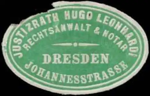 Justizrath Hugo Leonhardt