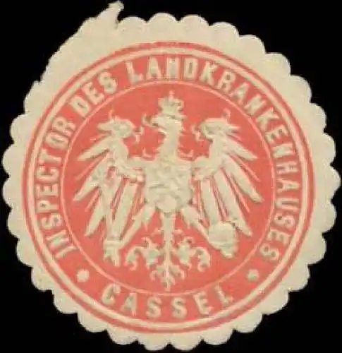 Inspector des Landkrankenhauses Cassel