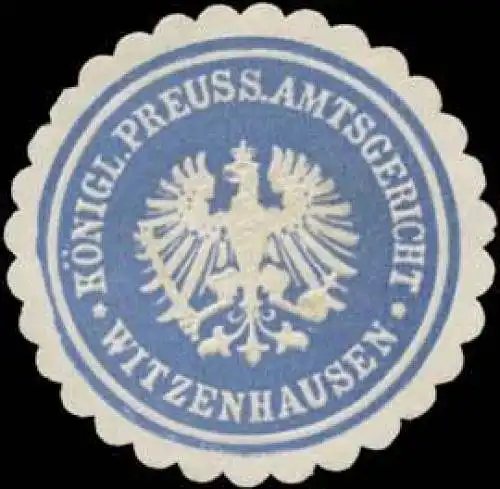 KÃ¶nigl. Preuss. Amtsgericht Witzenhausen