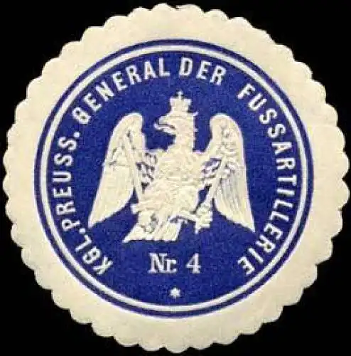 KÃ¶niglich Preussischer General der Fussartillerie Nr. 4