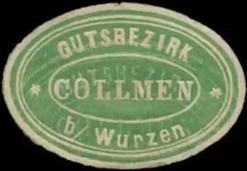 Gutsbezirk Collmen bei Wurzen
