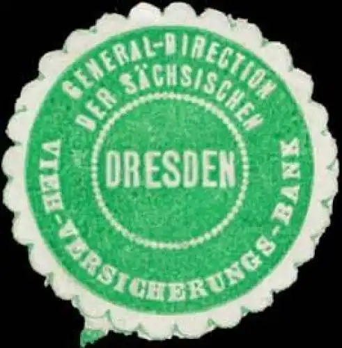 General-Direction der SÃ¤chsischen Vieh-Versicherungs-Bank