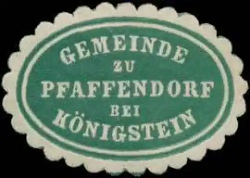 Gemeinde zu Pfaffendorf bei KÃ¶nigstein
