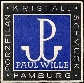 Porzellan - Kristall - Schmuck - Paul Wille - Hamburg