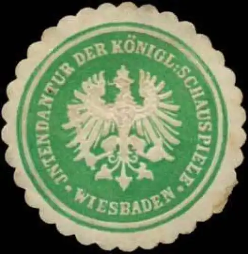 Intendantur der KÃ¶nigl. Schauspiele Wiesbaden