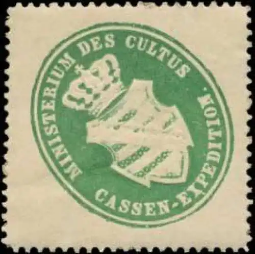 Ministerium des Cultus Cassen-Expedition