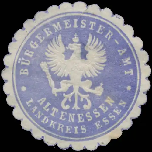 BÃ¼rgermeisteramt Altenessen Landkreis Essen