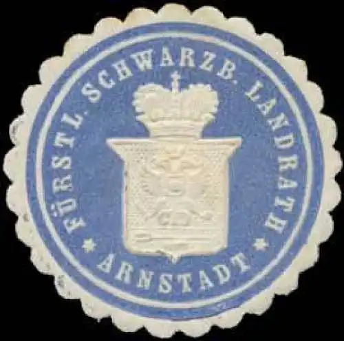 FÃ¼rstl. Scharzb. Landrath Arnstadt