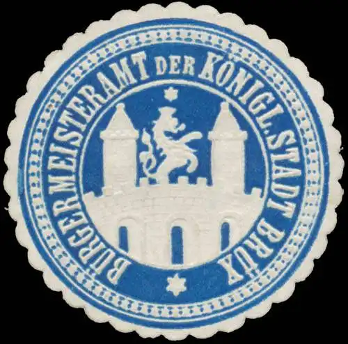 BÃ¼rgermeisteramt der K. Stadt BrÃ¼x