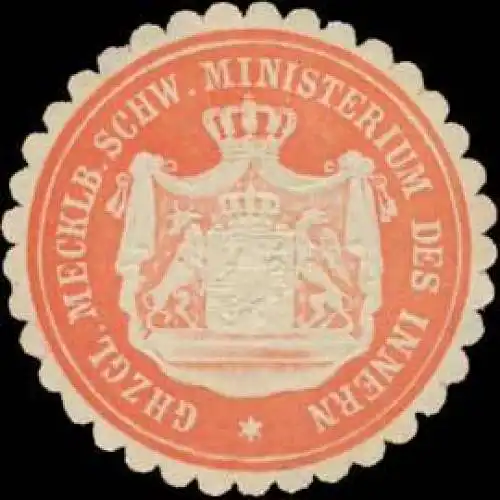 Ghzgl. Mecklb. Schw. Ministerium des Innern
