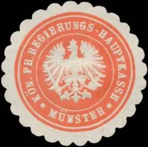 K.Pr. Regierungs-Hauptkasse Münster