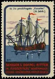 Schiff: Die preuÃische Fregatte Kurprinz