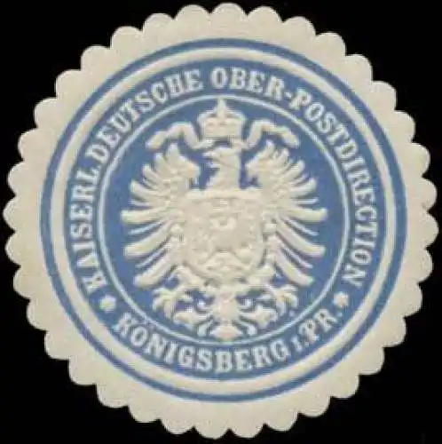 K. Deutsche Ober-Postdirection KÃ¶nigsberg/PreuÃen