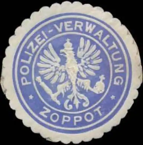 Polizei-Verwaltung Zoppot/Pommern