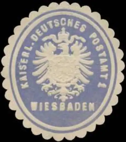 K. Deutsches Postamt Wiesbaden