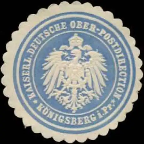 K. Deutsche Ober-Postdirection KÃ¶nigsberg/Preussen