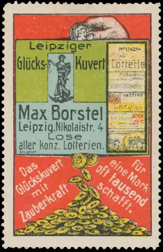 Leipziger GlÃ¼ckskuvert mit Zauberkraft