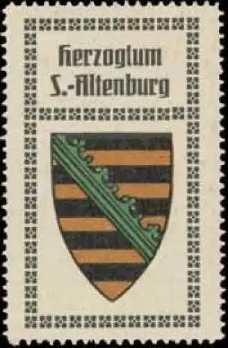 Hzgt. Sachsen-Altenburg Wappen