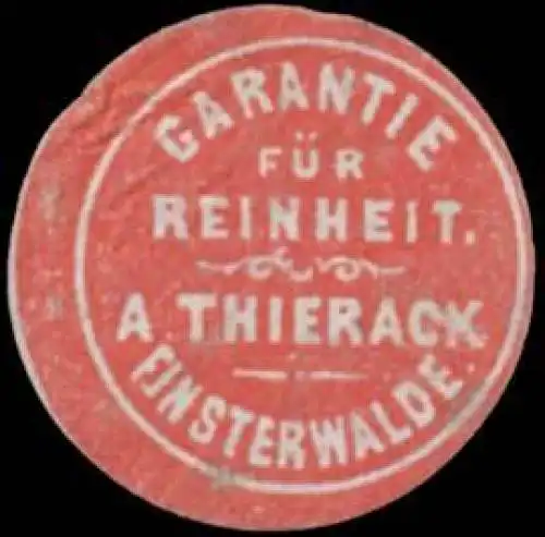 Garantie fÃ¼r Reinheit