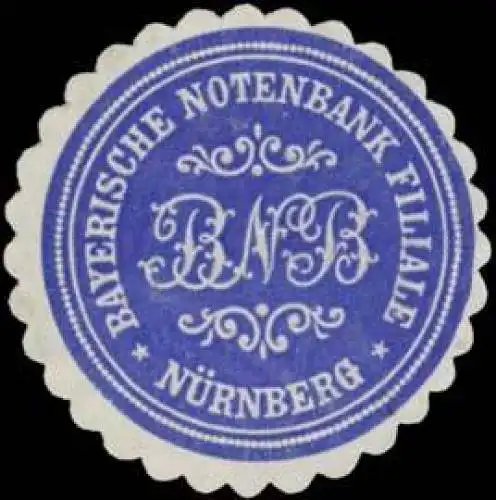 Bayerische Notenbank Filiale NÃ¼rnberg