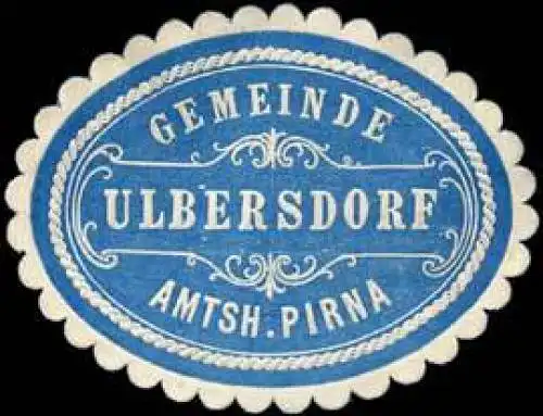 Gemeinde Ulbersdorf - Amtshauptmannschaft Pirna