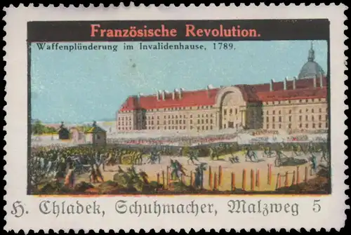 1789 WaffenplÃ¼nderung im Invalidenhaus